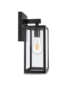 Lámpara de Pared Exterior MAXvolador 32.8cm Negra E26