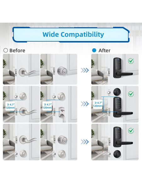 Cerradura Inteligente MSR X6 con Huella Dactilar y Teclado