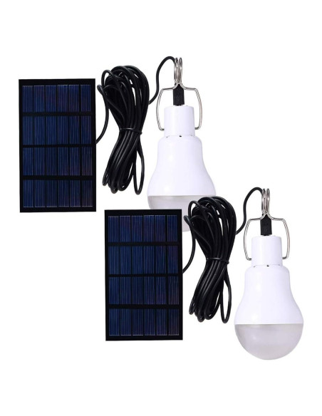 Lámpara Solar Portátil All Best S-1200 350 Lúmenes 2 Pzas Lámpara Solar Portátil All Best S-1200 350 Lúmenes 2 Pzas