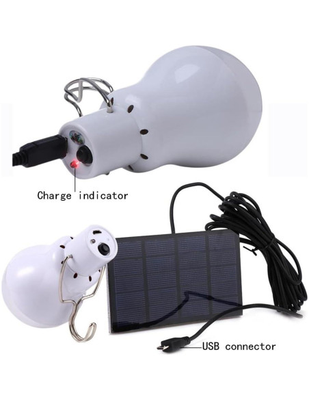 Lámpara Solar Portátil All Best S-1200 350 Lúmenes 2 Pzas Lámpara Solar Portátil All Best S-1200 350 Lúmenes 2 Pzas