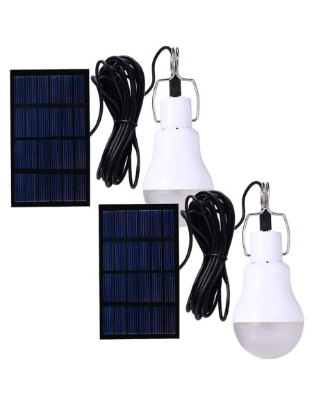 Lámpara Solar Portátil All Best S-1200 350 Lúmenes 2 Pzas Lámpara Solar Portátil All Best S-1200 350 Lúmenes 2 Pzas