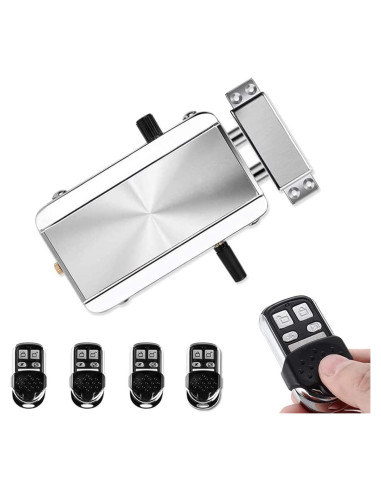 Cerradura Electrónica Ritammi con Control Remoto y Antirrobo