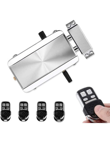 Cerradura Electrónica Ritammi con Control Remoto y Antirrobo