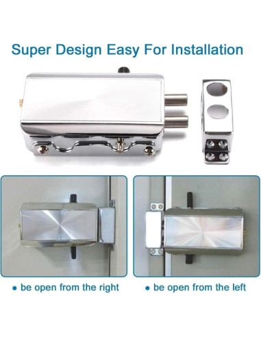 Cerradura Electrónica Ritammi con Control Remoto y Antirrobo