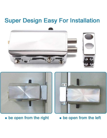 Cerradura Electrónica Ritammi con Control Remoto y Antirrobo