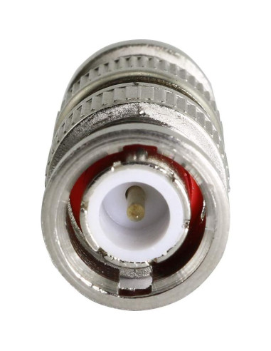 10 Adaptadores Coaxiales BNC Macho a Macho RuiLing para CCTV