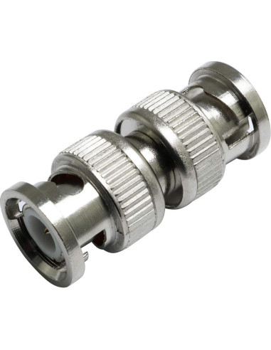10 Adaptadores Coaxiales BNC Macho a Macho RuiLing para CCTV