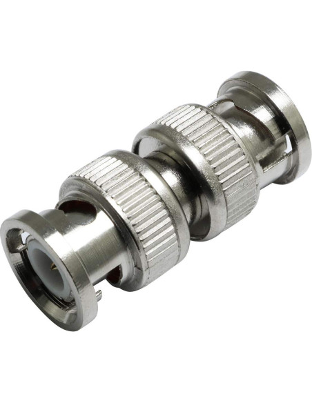 10 Adaptadores Coaxiales BNC Macho a Macho RuiLing para CCTV