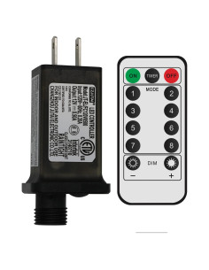 Transformador LED 12V 6W con Control Remoto 8 Modos
