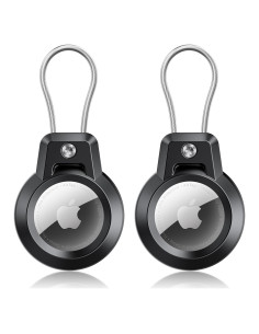Soporte para AirTag Gitfos 2 Pack Negro Resistente