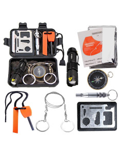 Kit de Supervivencia EMDMAK 6 en 1 para Camping y Emergencias