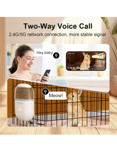 Comedero Automático RABELITTO con Cámara HD 1080P 2