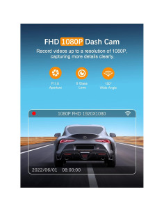 Cámara Dash WiFi FHD 1080P ARIFAYZ con Visión Nocturna 2