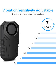 Alarma de Bicicleta USUPERINK KS-SF22R 113dB Inalámbrica 2