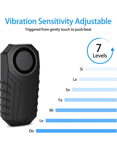 Alarma de Bicicleta USUPERINK KS-SF22R 113dB Inalámbrica