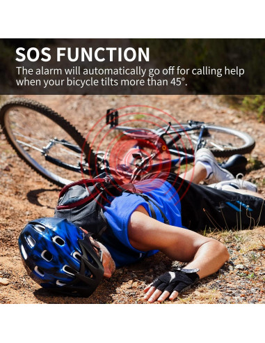 Alarma de Bicicleta USUPERINK KS-SF22R 113dB Inalámbrica