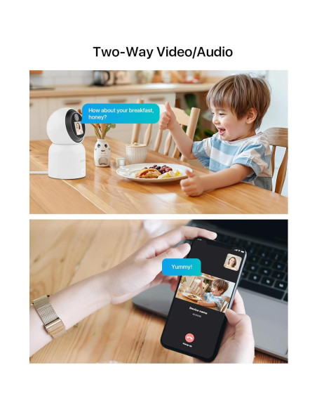 Cámara de Seguridad ZOSI 4K C519M8 Interior WiFi 8MP