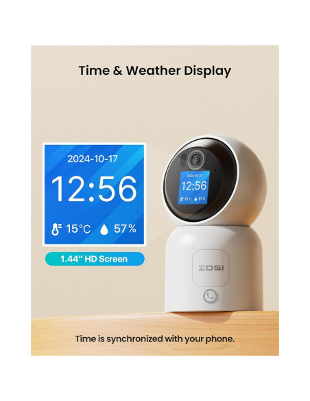 Cámara de Seguridad ZOSI 4K C519M8 Interior WiFi 8MP