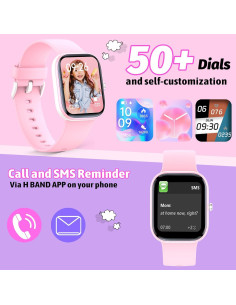 Reloj Infantil Nyonio H97 Rosa con 19 Modos Deportivos 2