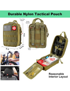 Kit de Supervivencia 256 en 1 Angieast con Primeros Auxilios 2