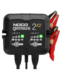 Cargador de Baterías NOCO GENIUS2X2 4A 6V/12V 2 Bancos