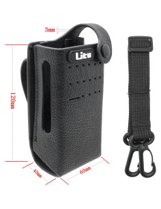 Funda de Radio Bidireccional de Cuero Motorola DP2400/DP2400e 2