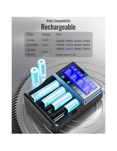 Cargador Universal Keenstone 1071035 con Pantalla LCD 2