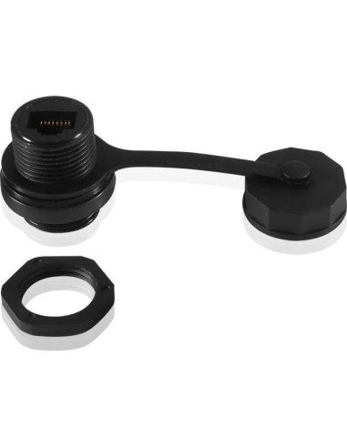 5 Conectores RJ45 CAT6 Blindados UMLIFE para Montaje en Panel