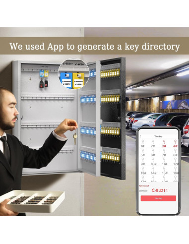 Caja de Llave Inteligente WeHere 192 con Bluetooth y Wi-Fi