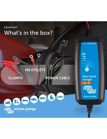 Cargador de batería Victron Energy Blue Smart 12V 7A Bluetooth Cargador de batería Victron Energy Blue Smart 12V 7A Bluetooth
