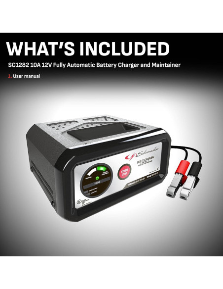 Cargador y Mantenedor Schumacher SC1282 10A 12V Automático Cargador y Mantenedor Schumacher SC1282 10A 12V Automático