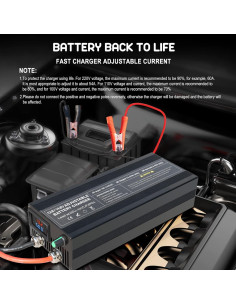 Cargador de Batería 14.6V 50A Lifepo4 Inteligente 2