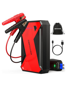 Arrancador de Coche DBPOWER DJS80 1000A 12V Batería 18000mAh