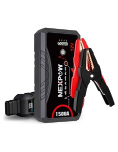 Arrancador de Batería NEXPOW Q10S 1500A 12V con Luz LED