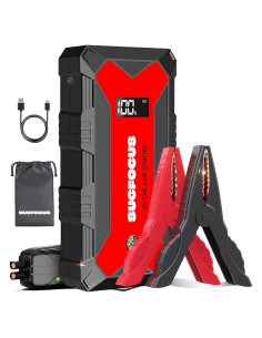 Arrancador de Batería Portátil SUCFOCUS F19 2500A USB LED