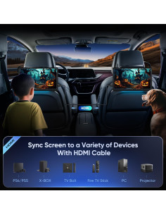 Monitor de Reposacabezas AINAVI 15.6" 4K Android 2G+32G 2