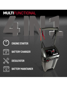 Cargador y Arrancador Schumacher SC1325 4-en-1 250A 6/12V 2