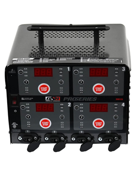 Cargador de Batería Schumacher DSR125 4 Bancos 6V/12V