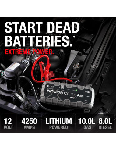 Arrancador de Batería NOCO GBX155 4250A 12V Portátil