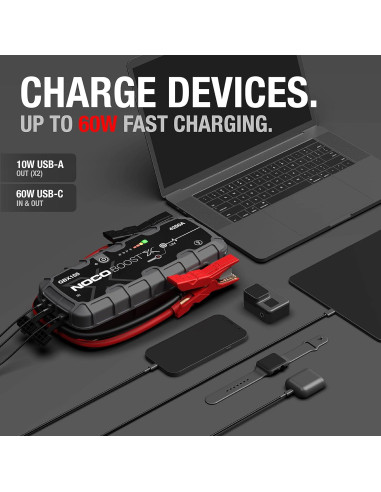 Arrancador de Batería NOCO GBX155 4250A 12V Portátil