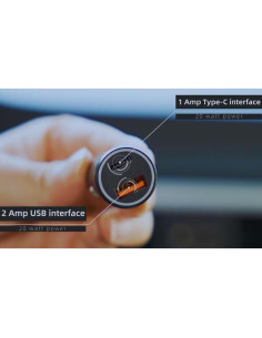 Cargador de coche dual AP200 con GPS y carga rápida 2