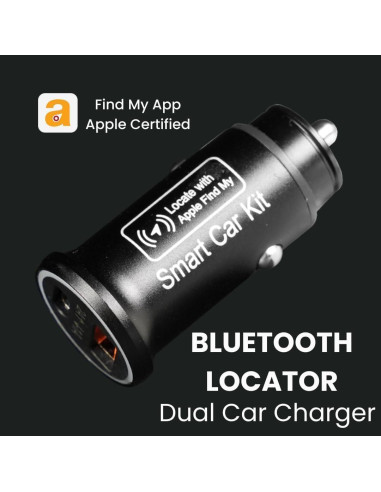 Cargador de coche dual AP200 con GPS y carga rápida