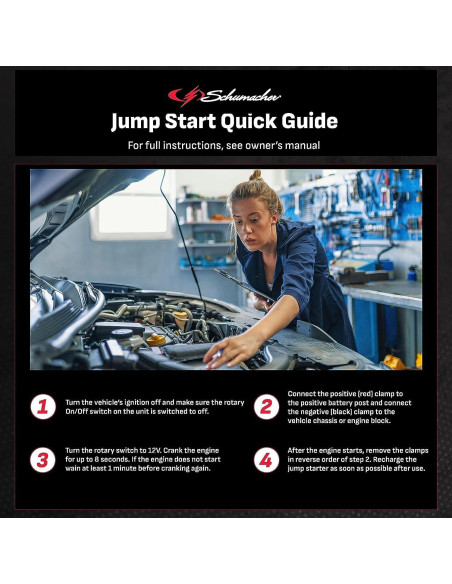 Arrancador de Coche Schumacher DSR159 12V 4000A Portátil