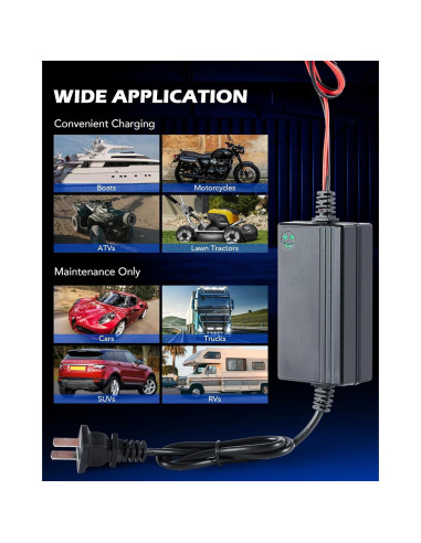 Cargador 12V Orion Motor Tech con Carga Inteligente 3 Etapas