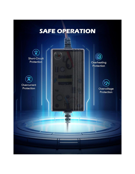 Cargador 12V Orion Motor Tech con Carga Inteligente 3 Etapas