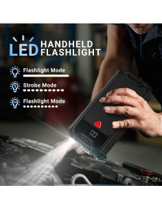 Arrancador de Batería Portátil Zcyge J330 4000A 26800mAh 2