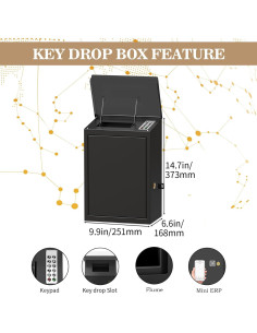 Caja de Llaves WeHere con Cerradura Inteligente Impermeable 2