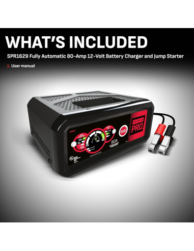 Arrancador de Salto 4 en 1 Schumacher Pro 80A 12V Automático