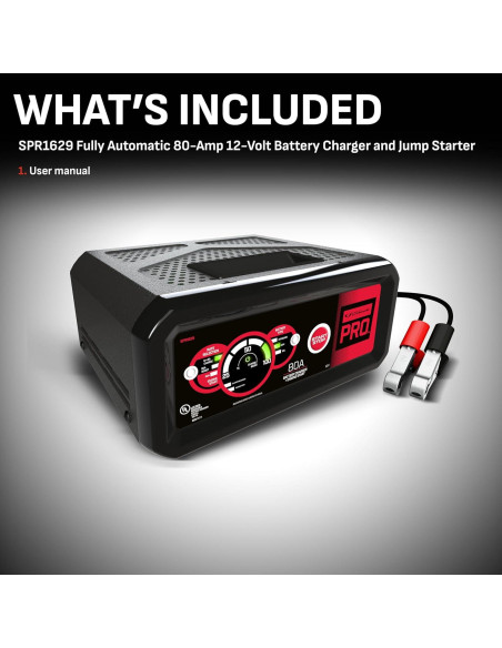 Arrancador de Salto 4 en 1 Schumacher Pro 80A 12V Automático