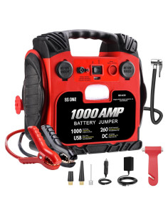 Arrancador de Coche BS ONE 1000A con Compresor y USB
